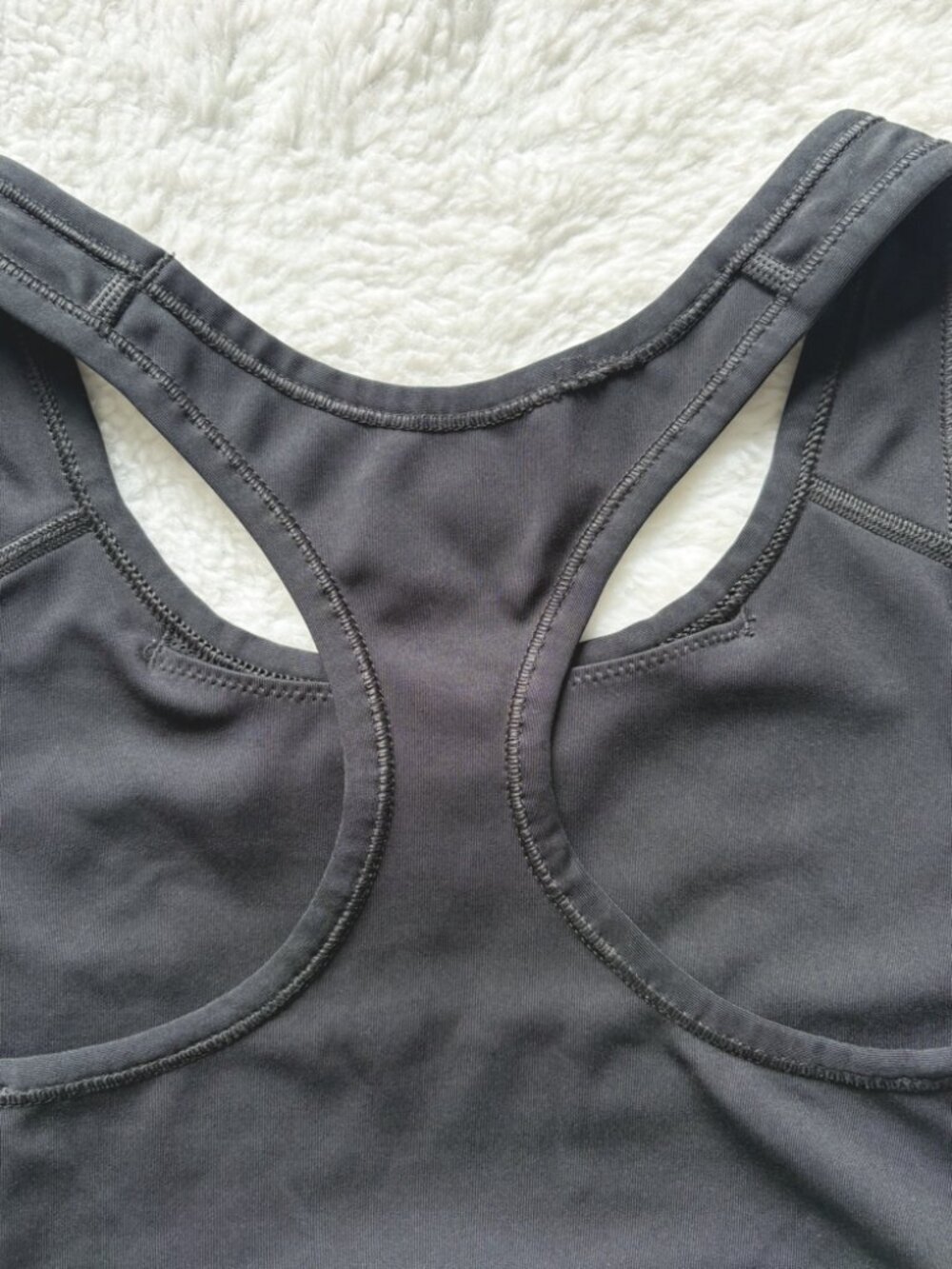 Nike Dri-FIT Sports Bra Black Racerback Size M Medium BV3636-010 Gym Yoga - Picture 9 of 10